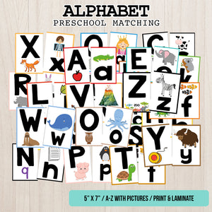 Alphabet Matching Preschool Game