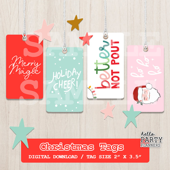 Christmas Printable Tags