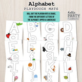 Alphabet Playdough Mats