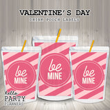 Valentine's Day Capri Sun Labels