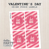 Valentine's Day Capri Sun Labels