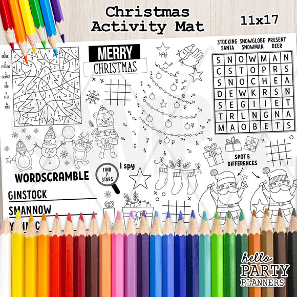 Christmas Activity Mat