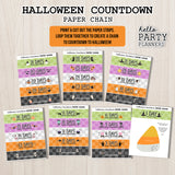 Countdown Chain to Halloween Printable