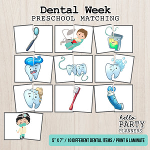 Dental Week Matching Game