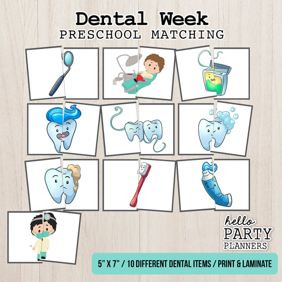 Dental Week Matching Game