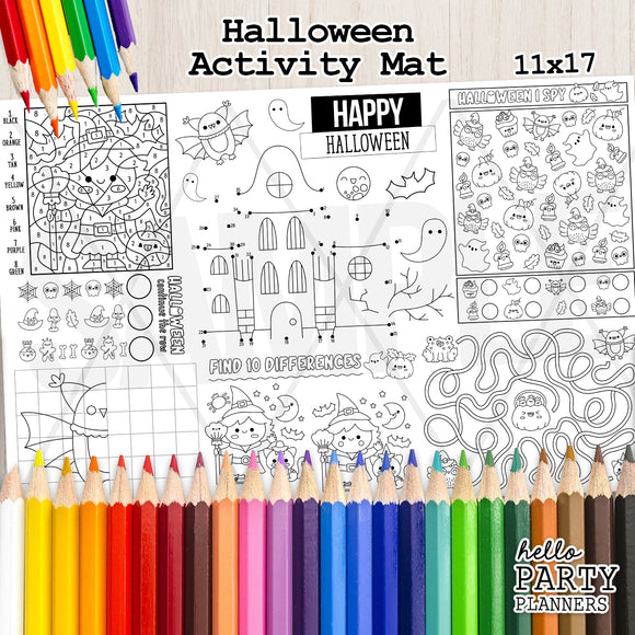 Halloween Activity Mats