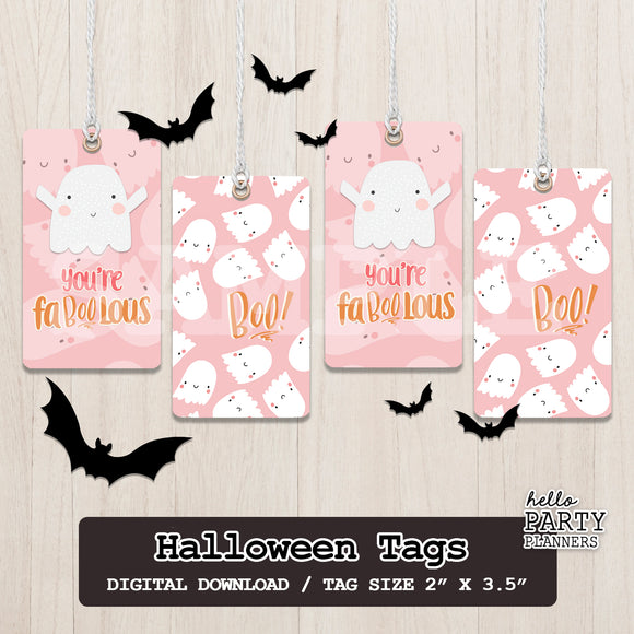 Halloween Party Favor Printable Tags