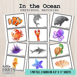 Ocean Animals Matching Preschool Game