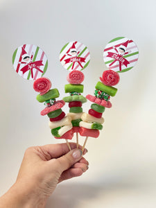 Christmas Mini Elf Candy Kabobs