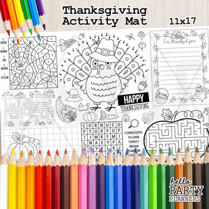 Thanksgiving Activity Mat