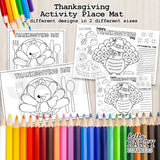 Thanksgiving Activity Placemat Printable