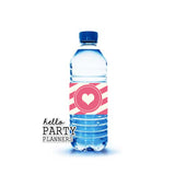 Valentine's Day Water Bottle Labels