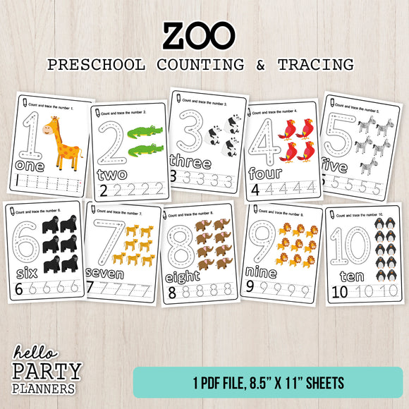 Zoo Counting and Tracing