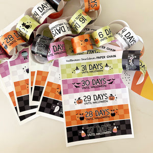 Countdown Chain to Halloween Printable