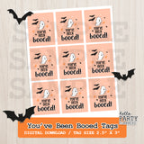 You've Been Booed Printable Tags